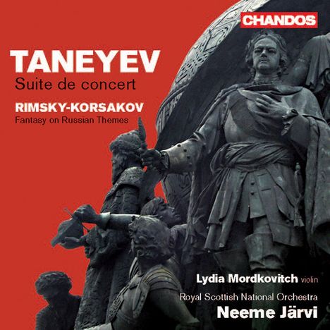 Serge Tanejew (1856-1915): Konzertsuite op.28 für Violine &amp; Orchester, CD