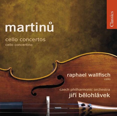 Bohuslav Martinu (1890-1959): Cellokonzerte Nr.1 &amp; 2, CD