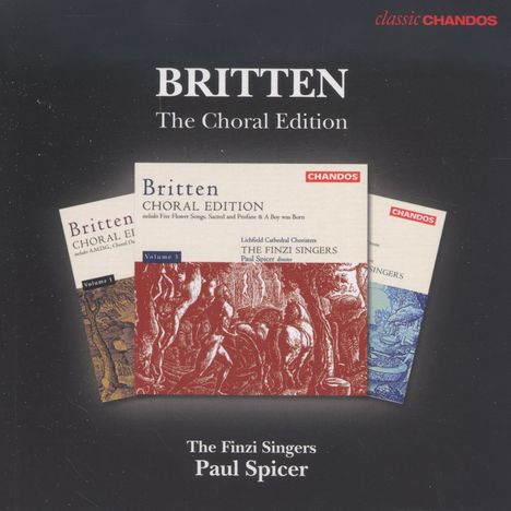 Benjamin Britten (1913-1976): Geistliche Chorwerke "The Choral Edition", 3 CDs