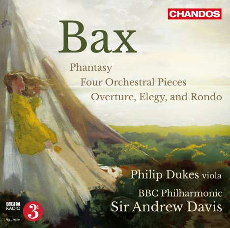 Arnold Bax (1883-1953): Phantasy für Viola &amp; Orchester, CD