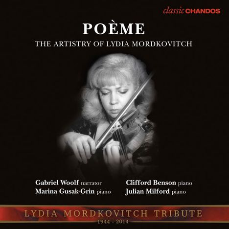 Lydia Mordkovich - Poeme (The Artistry of Lydia Mordkovitch), CD