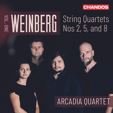 Mieczyslaw Weinberg (1919-1996): Streichquartette Vol.1 (Arcadia Quartet), CD
