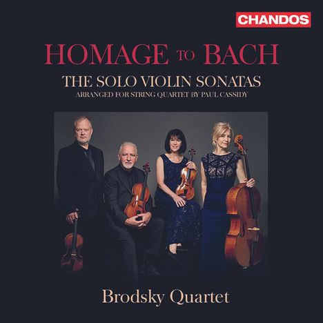Johann Sebastian Bach (1685-1750): Sonaten für Violine BWV 1001,1003,1005 (Arrangements für Streichquartett), CD