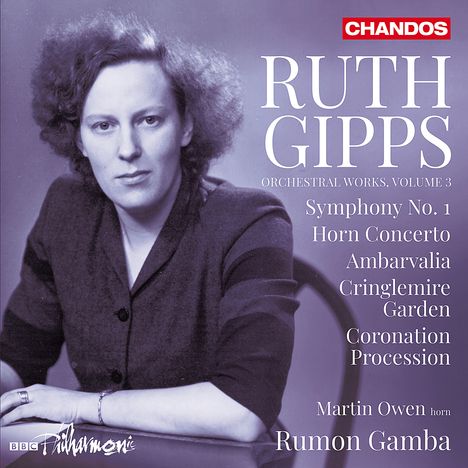 Ruth Gipps (1921-1999): Symphonie Nr.1 f-moll op.22, CD