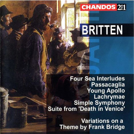Benjamin Britten (1913-1976): Four Sea Interludes op.33a, 2 CDs