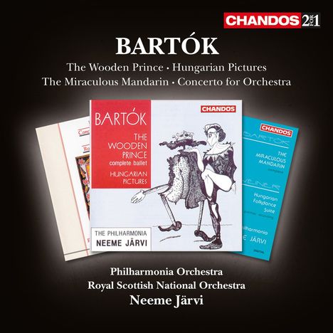 Bela Bartok (1881-1945): Der hölzerne Prinz op.13, 2 CDs