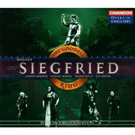 Richard Wagner (1813-1883): Siegfried (in engl.Spr.), 4 CDs