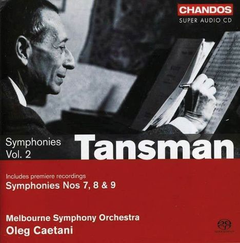 Alexandre Tansman (1897-1986): Symphonien Nr.7-9, Super Audio CD