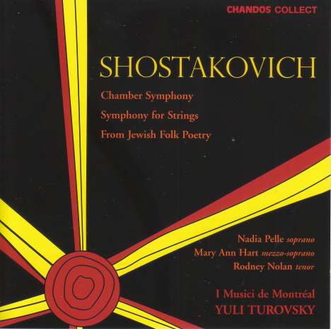 Dmitri Schostakowitsch (1906-1975): Kammersymphonie op.110a, CD