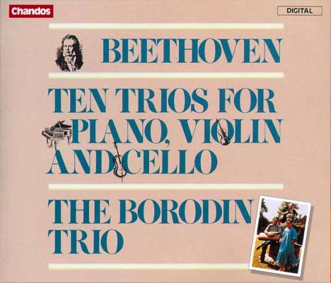 Ludwig van Beethoven (1770-1827): Klaviertrios Nr.1-3,5-11, 4 CDs
