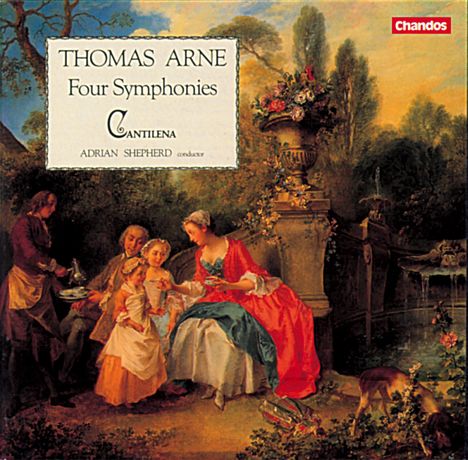 Thomas Arne (1710-1778): Symphonien Nr.1-4, CD
