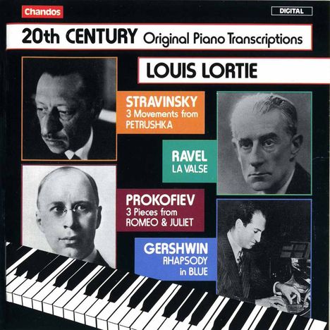 Igor Strawinsky (1882-1971): Louis Lortie spielt Transkriptionen, CD