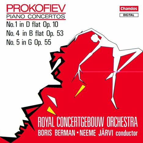 Serge Prokofieff (1891-1953): Klavierkonzerte Nr.1,4,5, CD