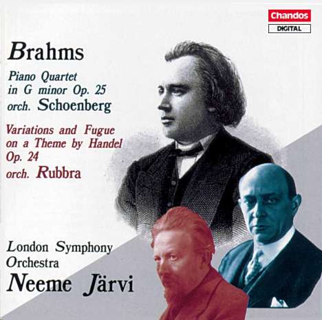 Johannes Brahms (1833-1897): Klavierquartett op.25 (in der Bearbeitung von Schönberg), CD