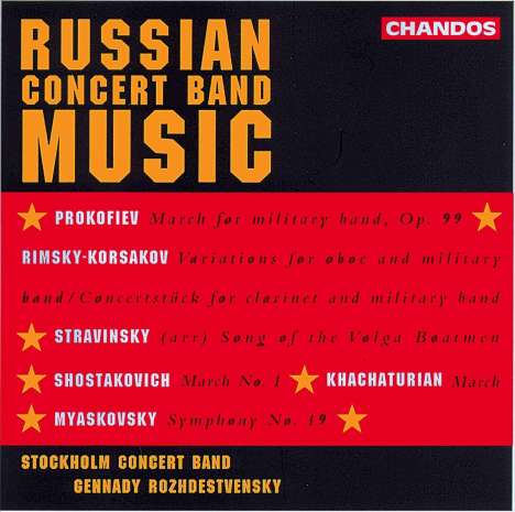 Stockholm Concert Band - Russian Concert Band Music, CD