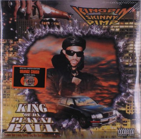Kingpin Skinny Pimp: King Of Da Playaz Ball (Limited Edition) (Orange Crush Vinyl), 2 LPs