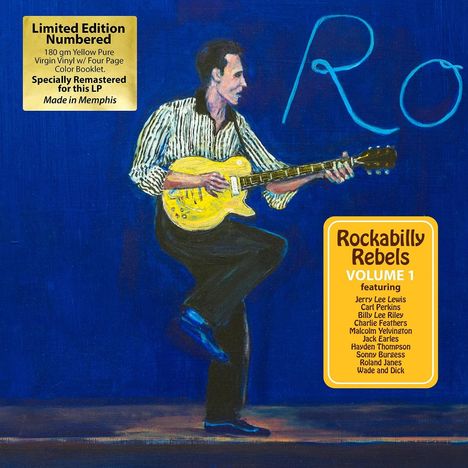 Rockabilly Rebels Vol.1 (remastered) (180g) (Limited Numbered Edition) (Yellow Vinyl), LP