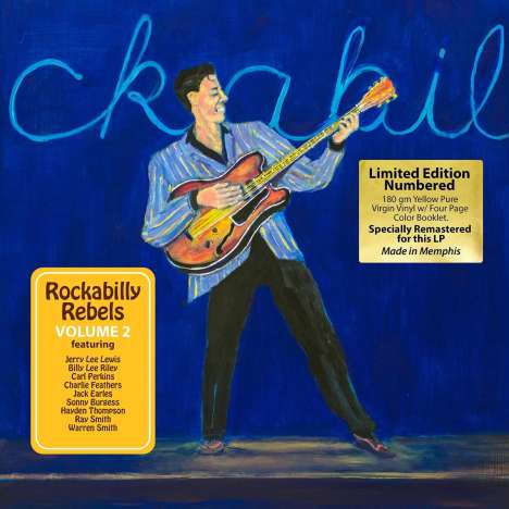 Rockabilly Rebels Volume 2 (remastered) (180g) (Limited Numbered Edition) (Yellow Vinyl), LP