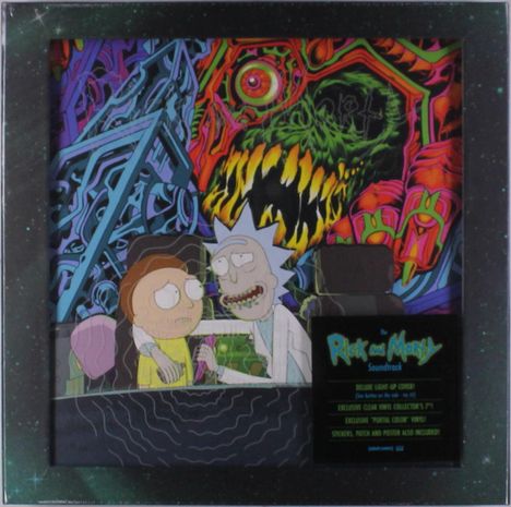 Rick And Morty: Filmmusik: The Rick And Morty Soundtrack (Deluxe-Edition-Box-Set) (Colored Vinyl), 2 LPs und 1 Single 7"