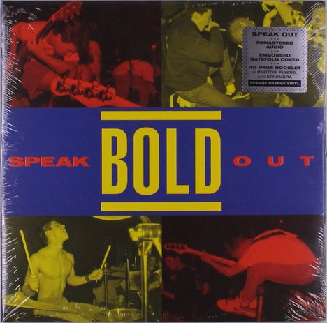 Bold: Speak Out (remastered) (Orange Vinyl), LP