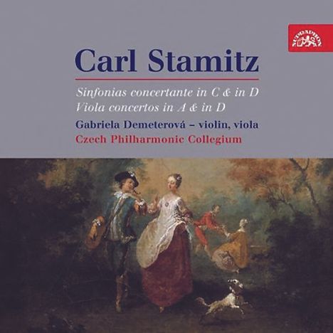 Carl Stamitz (1745-1801): Sinfonie concertante in C &amp; D für Violine,Viola,Orchester, CD