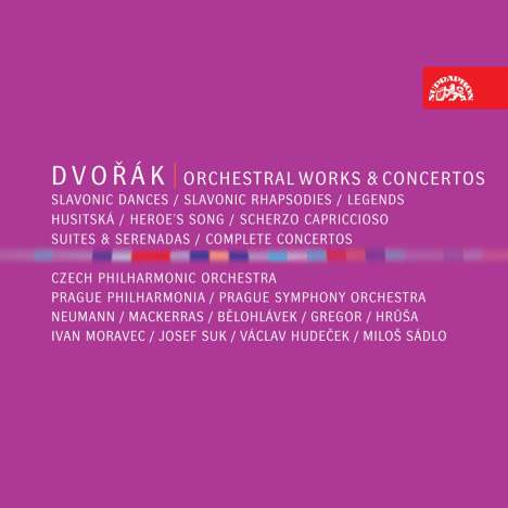 Antonin Dvorak (1841-1904): Antonin Dvorak - Orchesterwerke &amp; Konzerte, 8 CDs