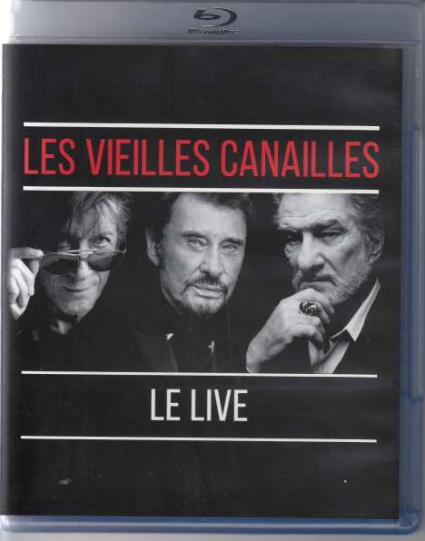 Jacques Dutronc, Johnny Hallyday &amp; Eddy Mitchell: Les Vieilles Canailles: Le Live 2017, Blu-ray Disc