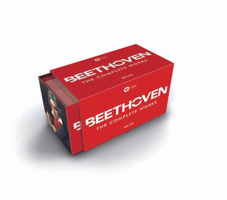 Ludwig van Beethoven (1770-1827): Beethoven Complete - The Complete Works (Warner Classics Edition 2019), 80 CDs