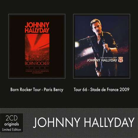 Johnny Hallyday: Born Rocker Tour - Palais Omnisports De Paris Bercy (Limited Edition) (Red Vinyl), 3 LPs