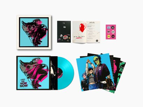 Gorillaz: The NowNow (180g) (Limited-Deluxe-Edition) (Petrol Turqouise Vinyl), LP