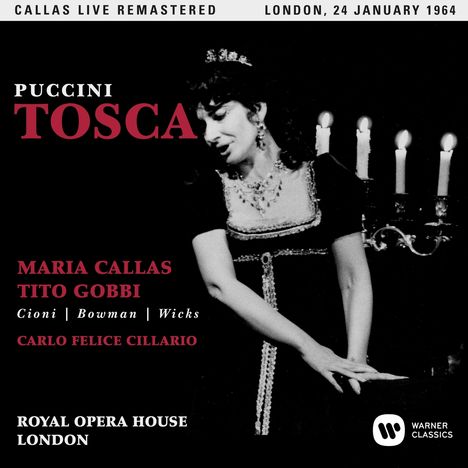 Giacomo Puccini (1858-1924): Tosca (Remastered Live Recording London 24.01.1964), 2 CDs