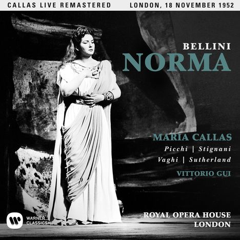 Vincenzo Bellini (1801-1835): Norma (Remastered Live Recording London 18.11.1952), 2 CDs