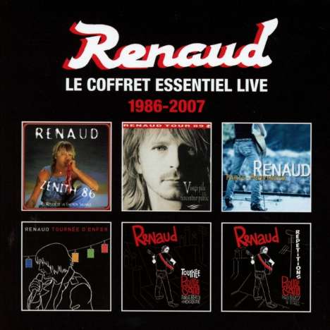 Renaud: Live 1986-2007 (Boxset), 10 CDs