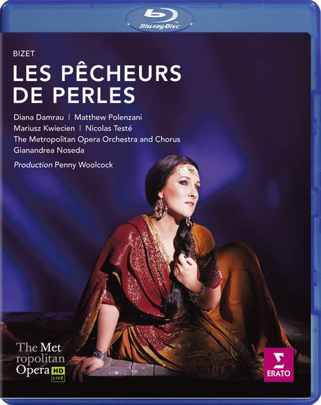 Georges Bizet (1838-1875): Les Pecheurs de Perles, Blu-ray Disc