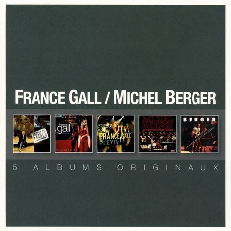 Michel Berger &amp; France Gall: Original Album Series, 5 CDs