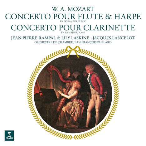 Wolfgang Amadeus Mozart (1756-1791): Konzert für Flöte &amp; Harfe KV 299 (180g), LP