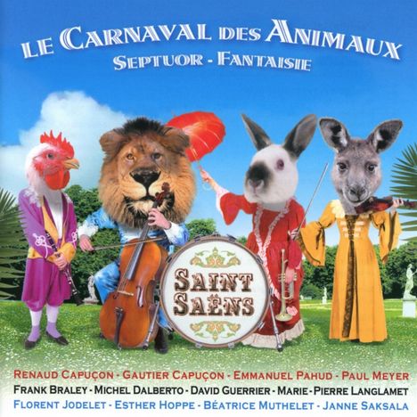 Camille Saint-Saens (1835-1921): Karneval der Tiere (Kammermusik-Version), CD