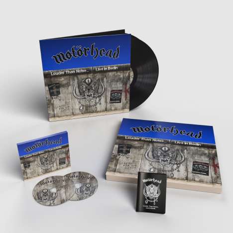 Motörhead: Louder Than Noise… Live In Berlin (Limited Edition Box Set), 2 LPs, 1 CD und 1 DVD