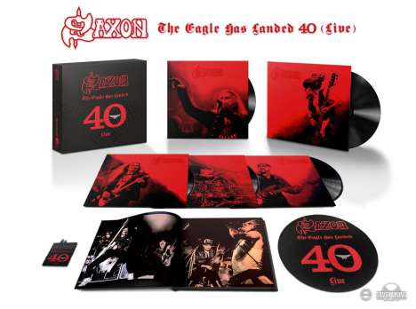 Saxon: The Eagle Has Landed 40 (Live) (Box-Set) (180g), 5 LPs