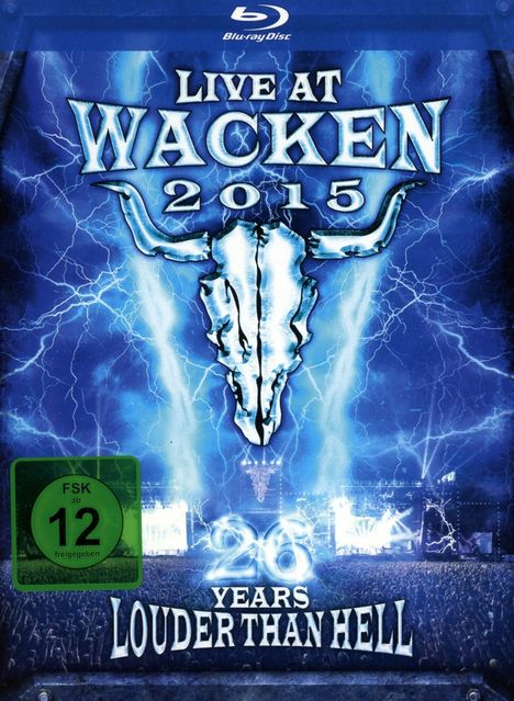 Live At Wacken 2015: 26 Years Louder Than Hell, 2 Blu-ray Discs und 2 CDs