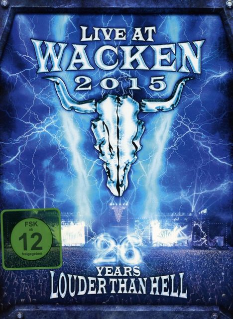 Live At Wacken 2015: 26 Years Louder Than Hell, 2 DVDs und 2 CDs