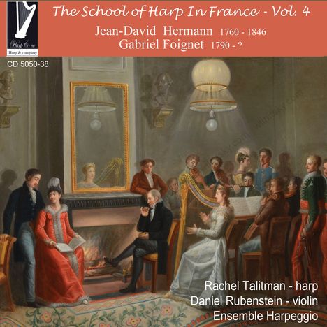 Johann David Hermann (1760-1846): Harfenkonzerte Nr.1 &amp; 2, CD