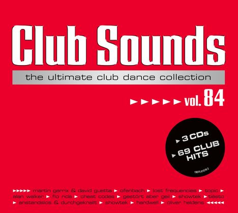 Club Sounds Vol. 84, 3 CDs