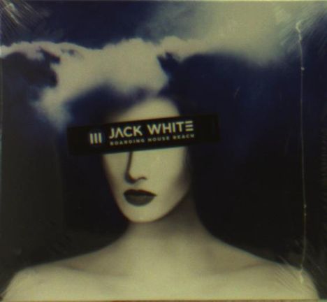 "JACK WHITE BOARDING HOUSE REACH" steht über einem Porträt mit blauem Hintergrund und stilisiertem Gesicht.