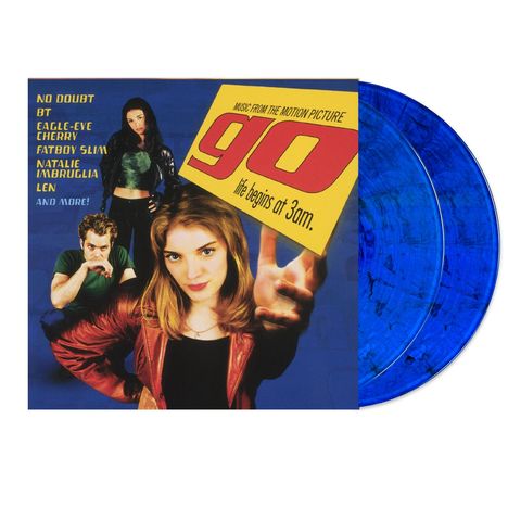 Filmmusik: Go (Limited 25th Anniversary Edition) (Blue Smoke Vinyl), 2 LPs