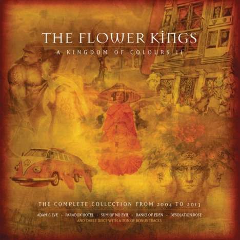 The Flower Kings: A Kingdom Of Colours II (2004 - 2013) (Limited-Numbered-Edition), 9 CDs