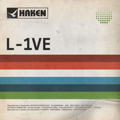 Haken: L-1ve (Live), 2 CDs und 2 DVDs