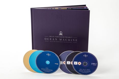 Devin Townsend: Ocean Machine: Live At The Ancient Roman Theatre Plovdiv (Limited-Deluxe-Edition), 3 CDs, 2 DVDs und 1 Blu-ray Disc