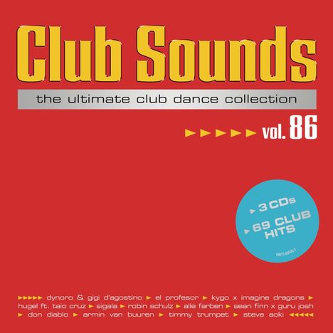 Club Sounds Vol. 86, 3 CDs