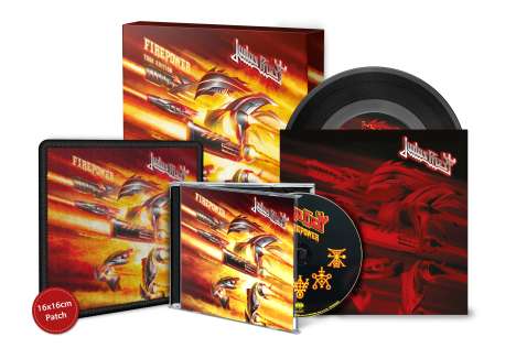 Judas Priest: Firepower (Tour Edition), 1 CD und 1 Single 7"